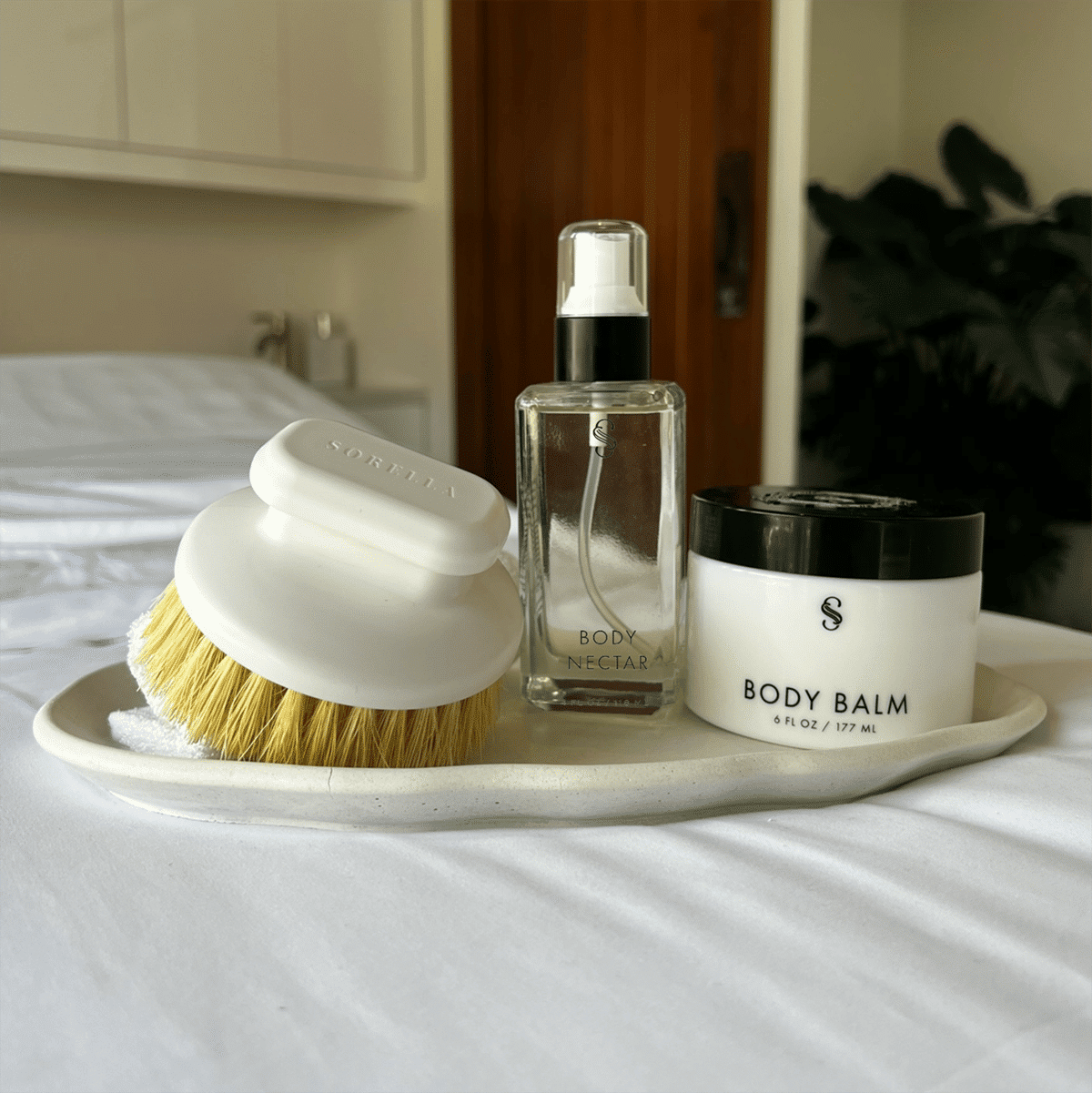 Body Dry Brush + Body Balm